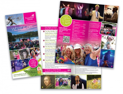 Trentham Gardens What’s On Summer Leaflet 2016